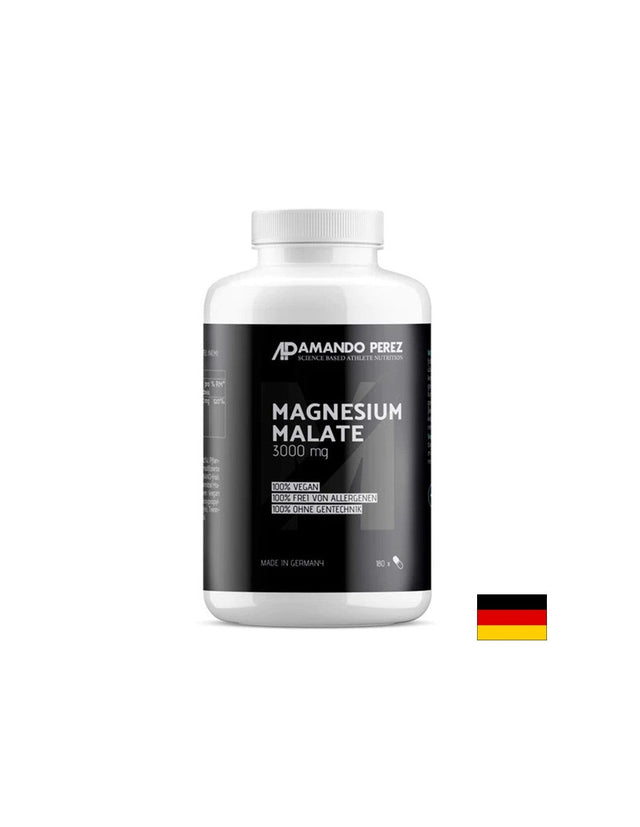 Мускулна и сърдечна функция - Магнезий (малат), 180 таблетки  Vitabay - Nutra Best Bulgaria