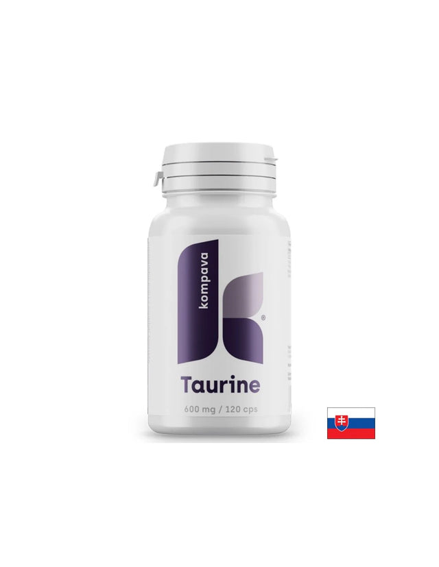 Таурин 1800 mg – Издръжливост и мускулна функция, 120 капсули  Kompava - Nutra Best Bulgaria