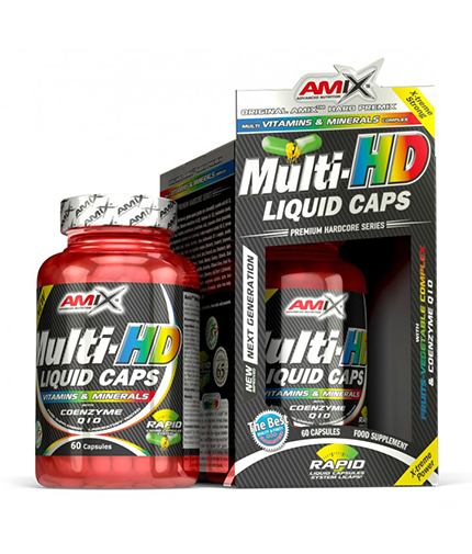 Multi-HD Liquid Caps / 60 Caps.  AMIX - Nutra Best Bulgaria
