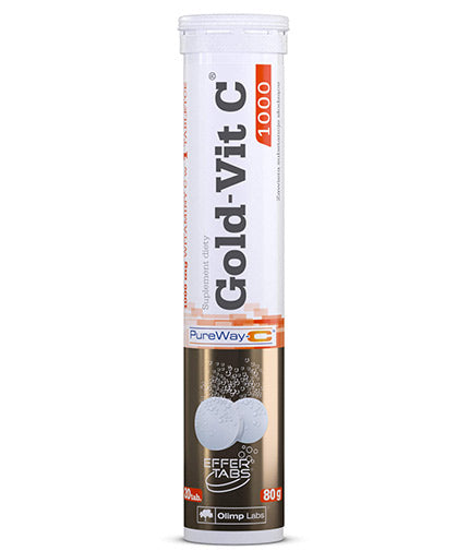 Gold Vit C 1000 / Effervescent - 20 ефервесцентни таблетки - Nutra Best Bulgaria