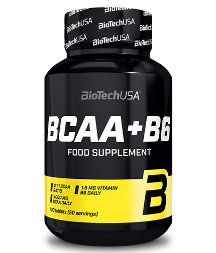 BCAA + B6 / 100 Tabs  BIOTECH USA - Nutra Best Bulgaria