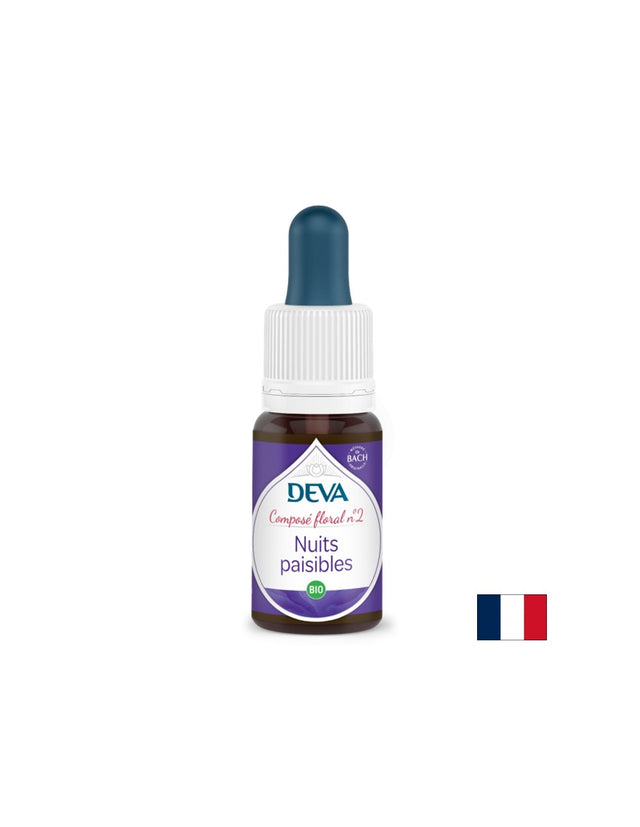 Спокойни нощи, капки по метода на Бах № 2, 15 ml  DEVA - Nutra Best Bulgaria