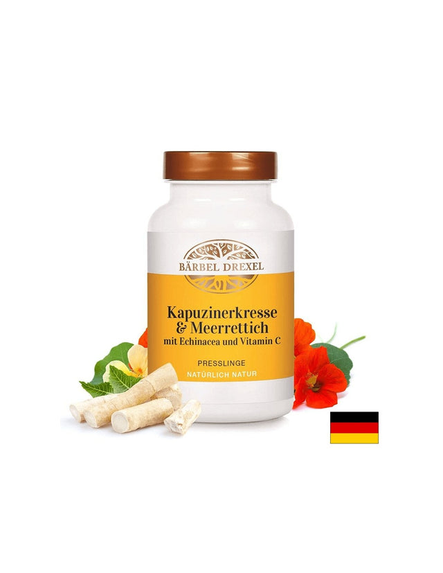 Респираторни и уринарни инфекции - Латинка, хрян, ехинацея и витамини В2 & С, 360 таблетки  Bärbel Drexel - Nutra Best Bulgaria