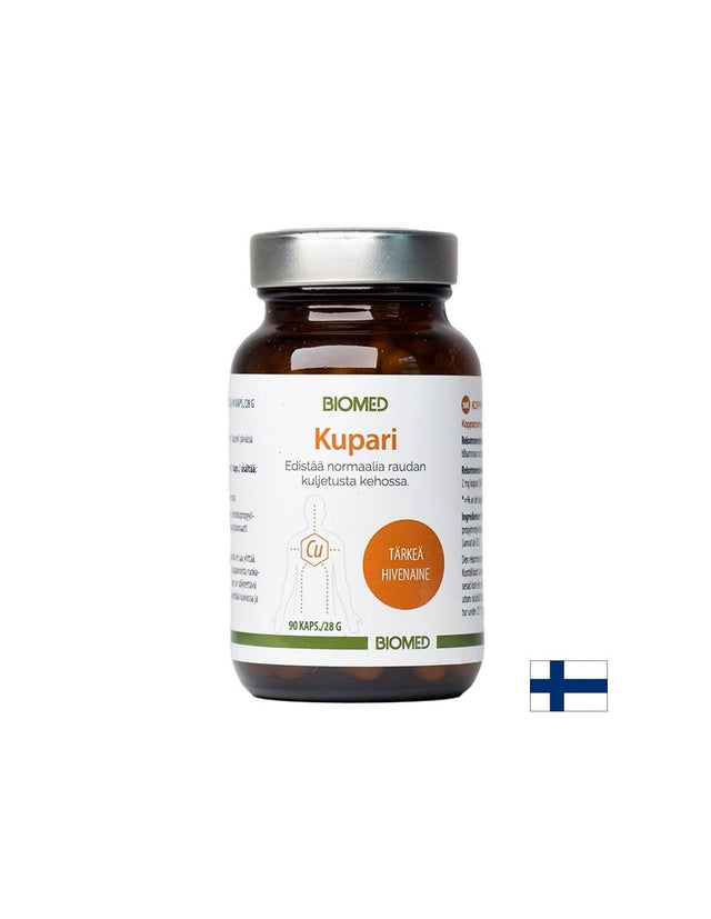 Мед (глюконат) – коса, кожа и енергиен метаболизъм, 2 mg х 90 капсули  Biomed - Nutra Best Bulgaria
