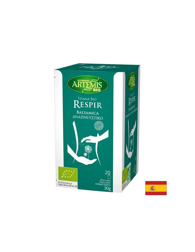 Чай за дихателната система Био, 20 филтърни пакетчета х 30 g  Herbes del Molí - Nutra Best Bulgaria