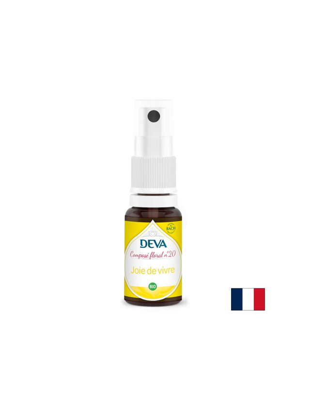 Радост от живота, флорални есенции по метода на Бах № 20, спрей 30 ml  DEVA - Nutra Best Bulgaria