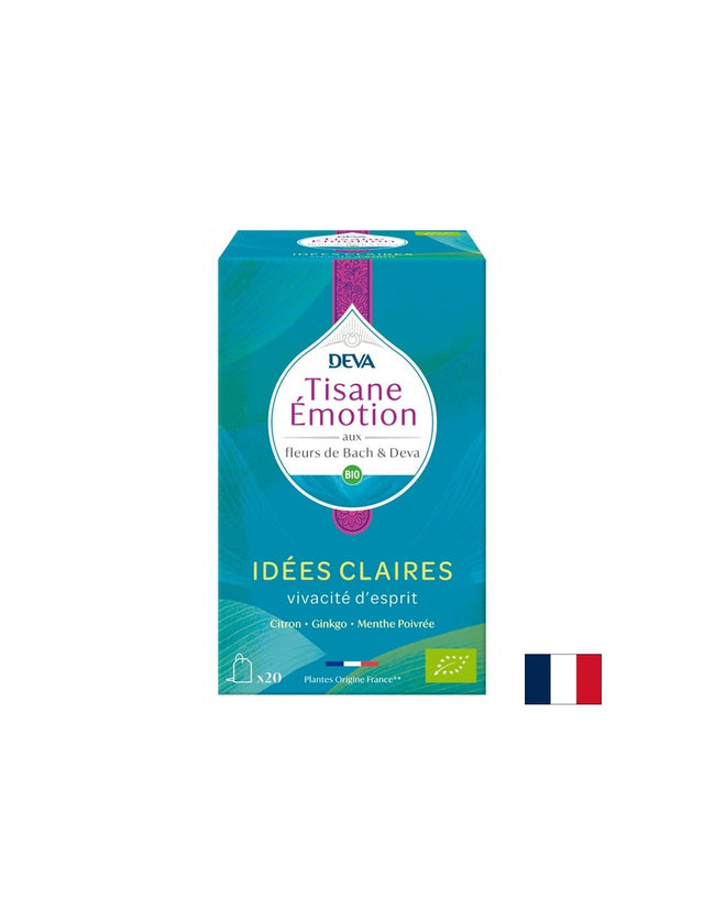 Билков чай „Концентрация“ (с флорални еликсири по метода на д-р Бах), 20 филтърни пакетчета  DEVA - Nutra Best Bulgaria