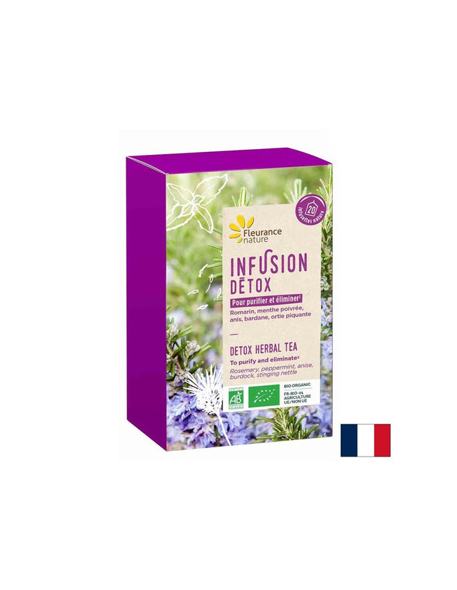 Детокс чай, БИО, 20 филтърни пакетчета  Fleurance Nature - Nutra Best Bulgaria