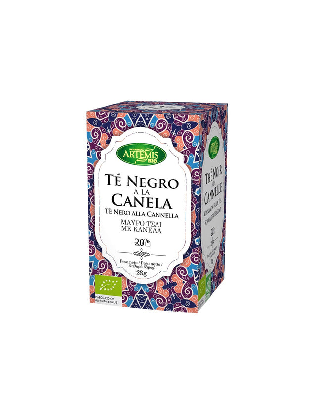 Черен чай с канела, БИО, 20 филтърни пакетчета  Herbes del Molí - Nutra Best Bulgaria