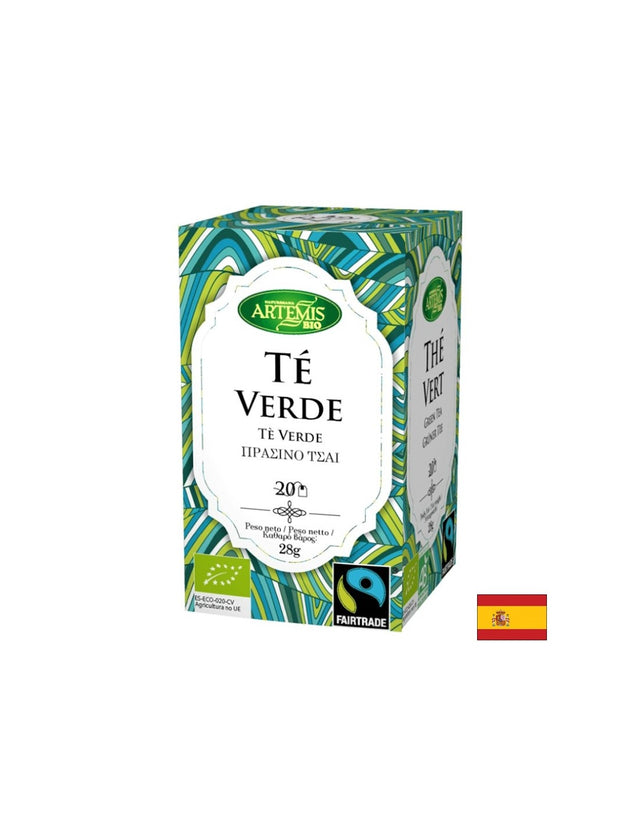 Зелен чай, БИО, 20 филтърни пакетчета  Herbes del Molí - Nutra Best Bulgaria