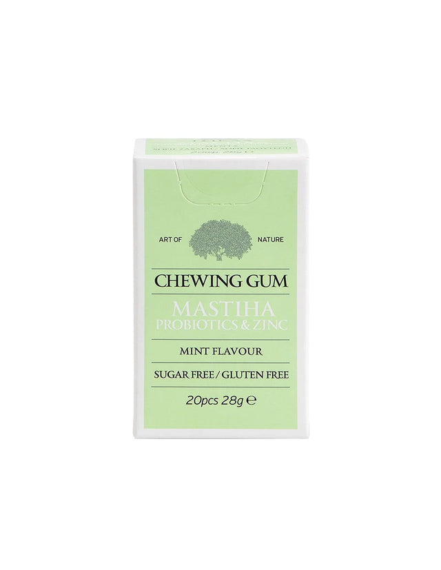 Дъвки с Мастиха, пробиотици и цинк с аромат на мента, 20 броя Mastiha  Mastiha - Nutra Best Bulgaria