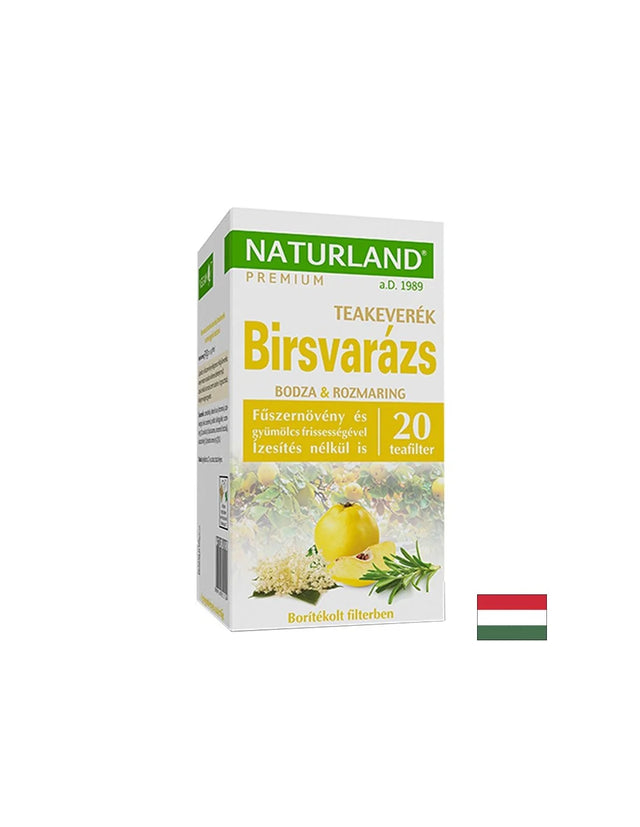 Плодов чай с дюля и бъз, 20 филтърни пакетчета  Naturland - Nutra Best Bulgaria