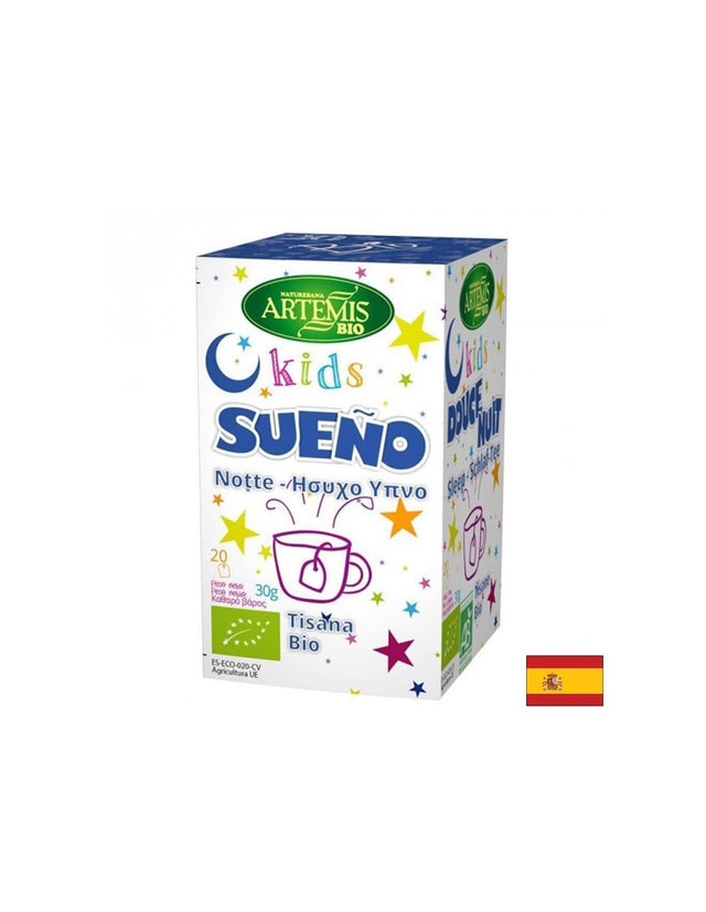 Чай за спокоен сън при децата Био, 20 филтърни пакетчета x 30 g  Herbes del Molí - Nutra Best Bulgaria
