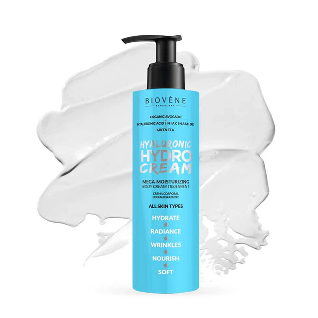 Хиалуронов хидро крем с авокадо за интензивна хидратация 200 мл  Biovène Barcelona - Nutra Best Bulgaria