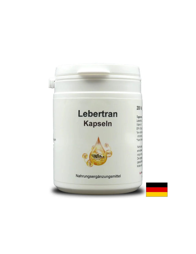 Масло от черен дроб на треска, 200 капсули - Nutra Best