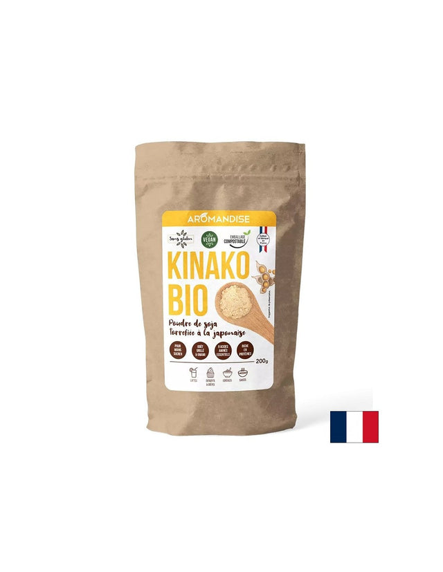 Печена соя Кинако, 200 g прах  Aromandise - Nutra Best Bulgaria