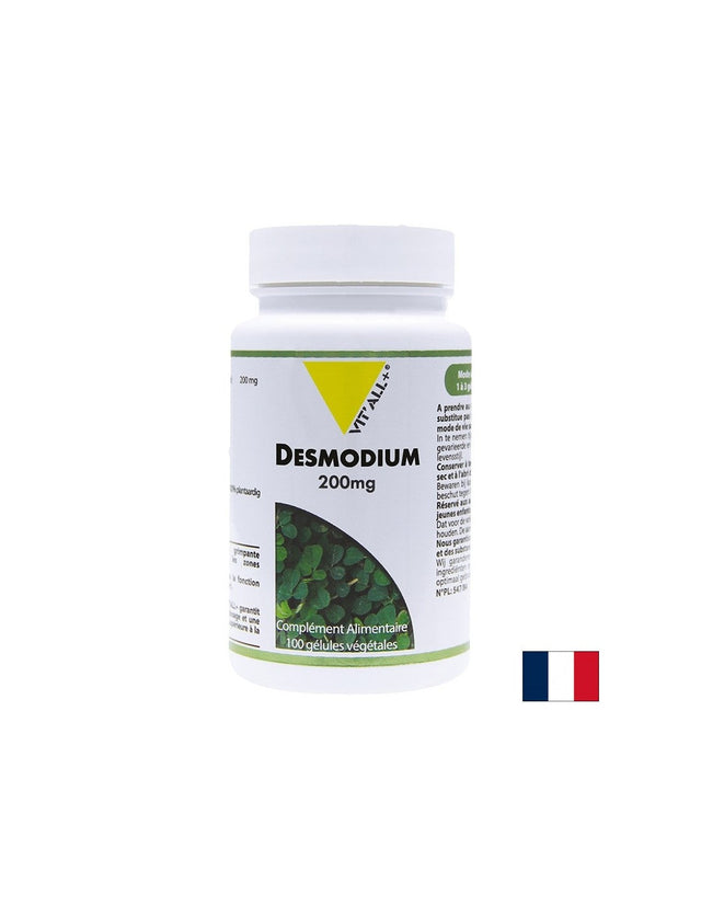 Грижа за черния дроб - Дезмодиум, 200 mg х 100 капсули  Vit'all Plus - Nutra Best Bulgaria