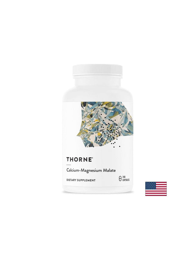 Калций 200 mg + Магнезий 200 mg (малат) – Кости, зъби и мускули, 240 капсули  Thorne - Nutra Best Bulgaria