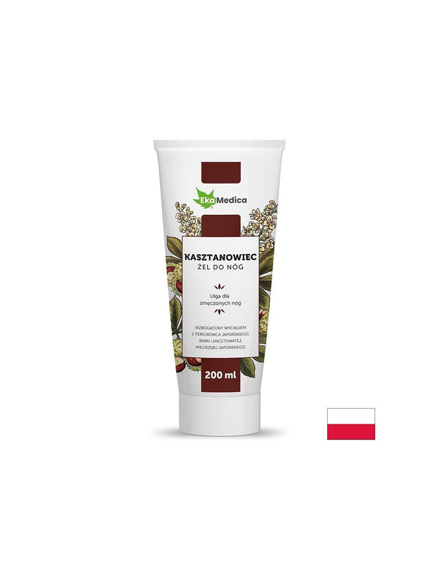 Масажен гел за крака с конски кестен, 200 ml EkaMedica  Ekamedica - Nutra Best Bulgaria