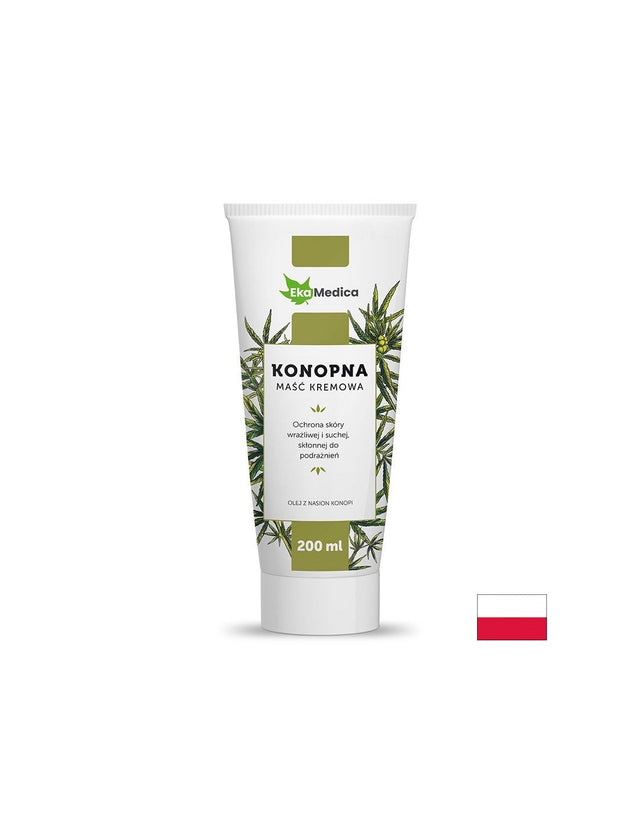 Масажен крем с масло от конопено семе, 200 ml EkaMedica  Ekamedica - Nutra Best Bulgaria