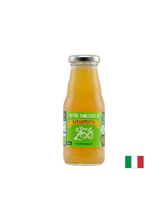 Органичен нектар от бергамот, 200 ml  Le terre di Zoe - Nutra Best Bulgaria