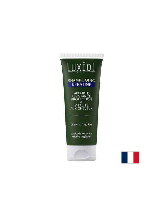 Шампоан с кератин за изглаждане и заздравяване на косата, 200 ml  Luxéol - Nutra Best Bulgaria