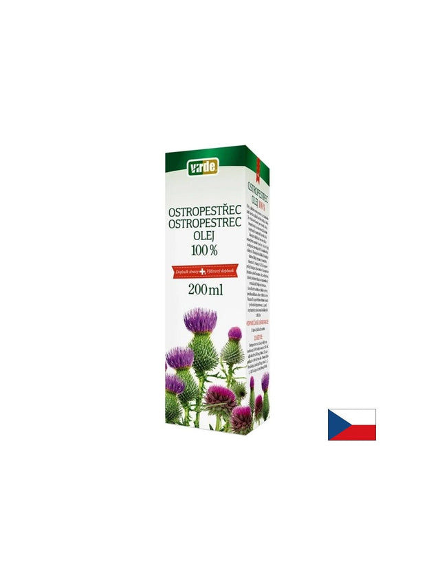 Масло от бял трън – За здрав черен дроб и детоксикация, 200 ml  Virde - Nutra Best Bulgaria