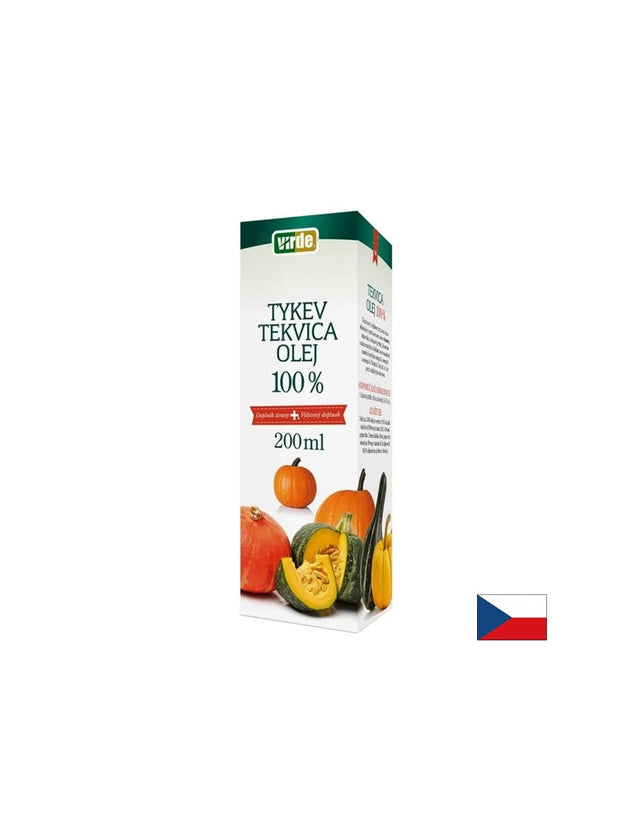 Масло от тиквено семе – За здрава простата и пикочни пътища, 200 ml  Virde - Nutra Best Bulgaria