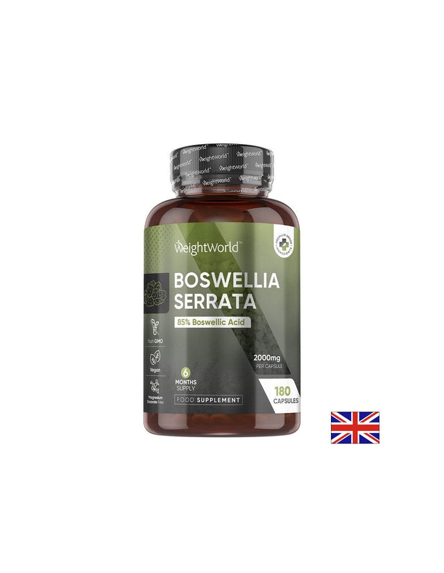 Грижа за ставите - Босвелия, 2000 mg х 180 капсули  WeightWorld - Nutra Best Bulgaria
