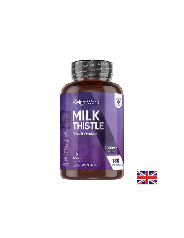 Бял трън 2000 mg – Черен дроб и детокс, 180 капсули  WeightWorld - Nutra Best Bulgaria
