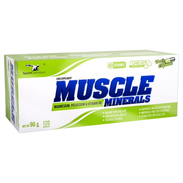 Muscle Minerals 120 капсули - Nutra Best Bulgaria