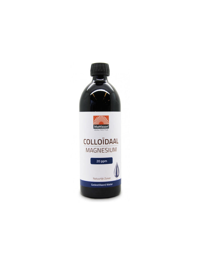 Мускулна и нервна система - Колоиден магнезий 20PPM, 500 ml  Mattisson Healthstyle - Nutra Best Bulgaria