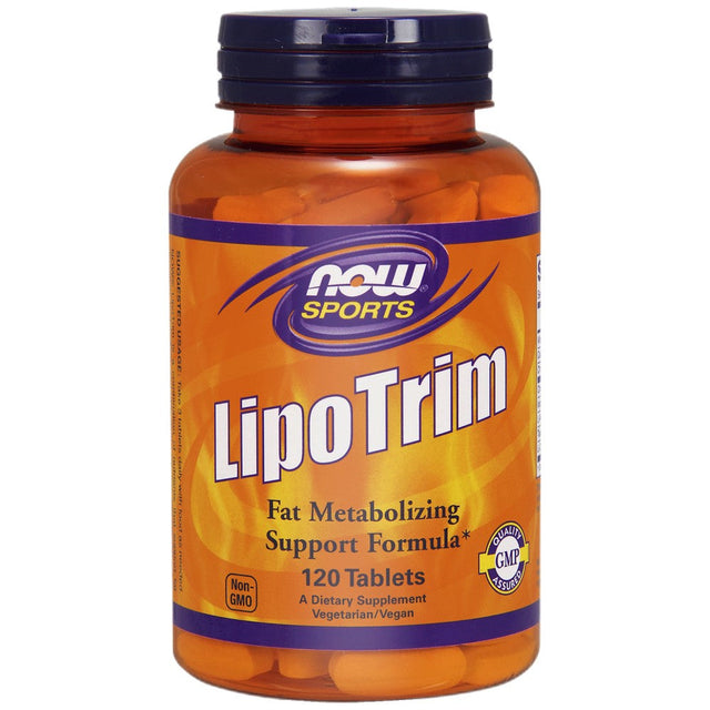 Lipo Trim - 120 Таблетки  NOW Foods - Nutra Best Bulgaria