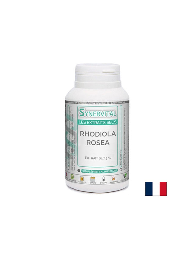 Стрес и добро настроение - Златен корен, 218 mg х 60 капсули  PhytoMoinsCher - Nutra Best Bulgaria