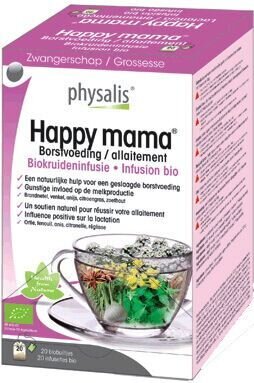 BIO HAPPY MAMA / Чай за кърмачки Био x 20 бр. - PHYSALIS - Nutra Best Bulgaria