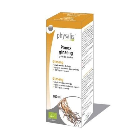 ЖенШен на капки био (билкова тинктура) PHYSALIS - Nutra Best Bulgaria