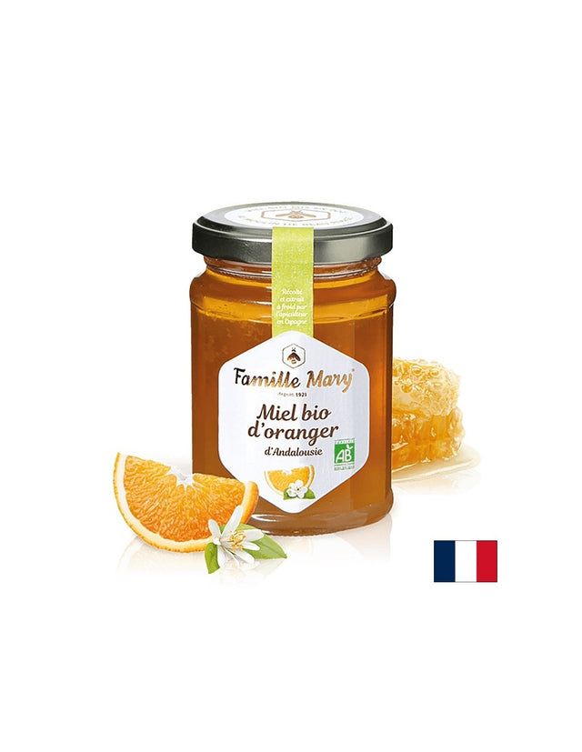 Пчелен мед от цвят на портокалово дърво – Нежен вкус от Андалусия, 230 g  Famille Mary - Nutra Best Bulgaria