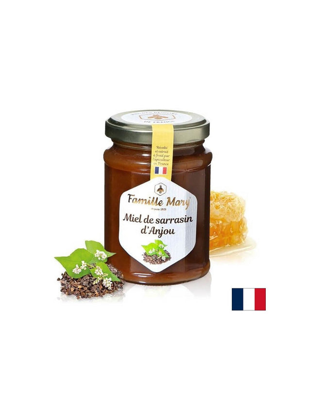 Пчелен мед от цвят на елда – Интензивен вкус от Анжу, 230 g  Famille Mary - Nutra Best Bulgaria