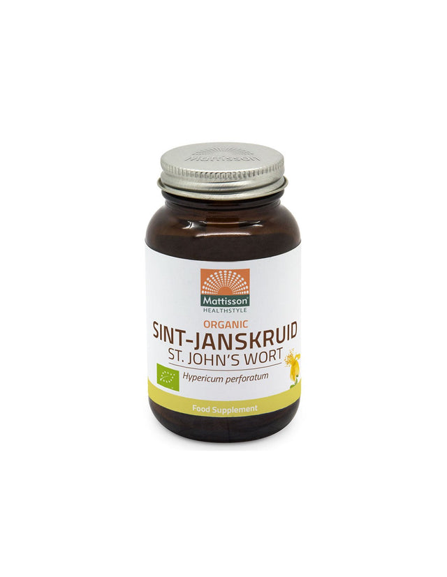 Стрес и добро настроение - Жълт кантарион, 230 mg х 120 капсули  Mattisson Healthstyle - Nutra Best Bulgaria