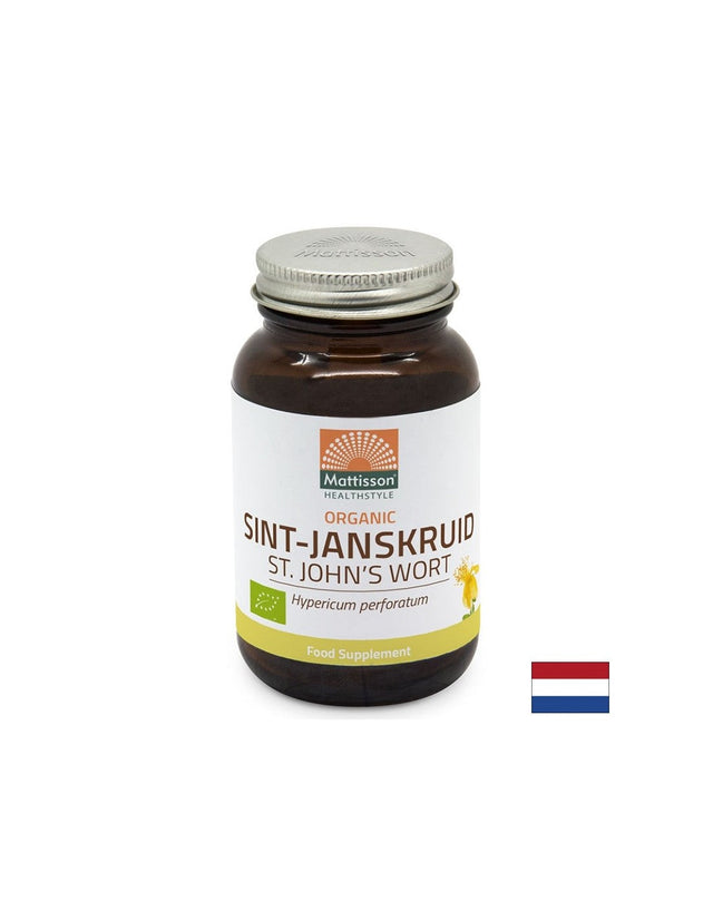 Стрес и добро настроение - Жълт кантарион, 230 mg х 120 капсули  Mattisson Healthstyle - Nutra Best Bulgaria