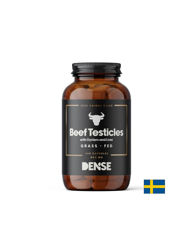 Сексуална функция - Говежди тестиси + говежди черен дроб и екстракт от стриди, 240 капсули  Dense - Nutra Best Bulgaria