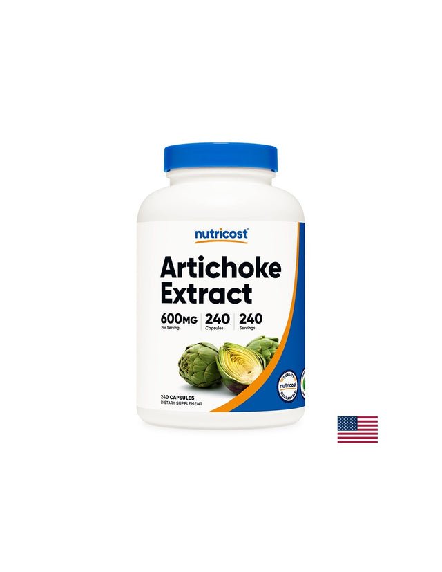 Черен дроб и жлъчка - Артишок, 240 капсули Nutricost  Nutricost - Nutra Best Bulgaria