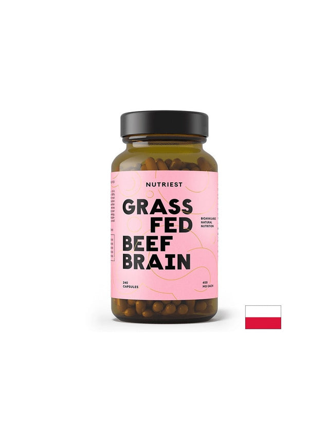 Говежди мозък и черен дроб (лиофилизирани) – Фокус, памет и енергия, 240 капсули - Nutra Best