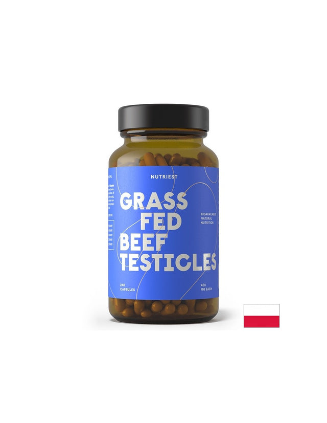 Фертилитет и либидо - Говежди тестиси и черен дроб + екстракт от стриди, 240 капсули  Nutriest - Nutra Best Bulgaria