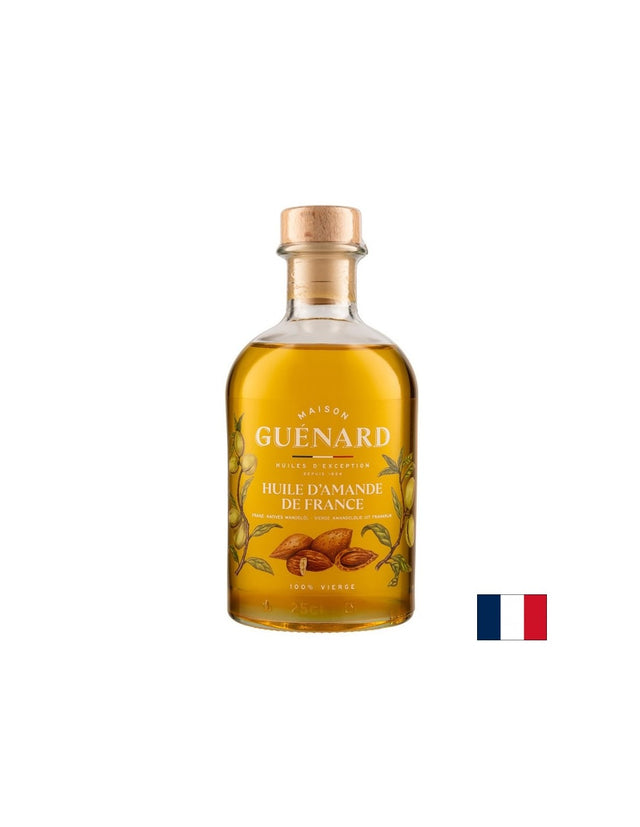 Екстра върджин гурме масло от бадеми - Франция, 240 ml  Guénard - Nutra Best Bulgaria