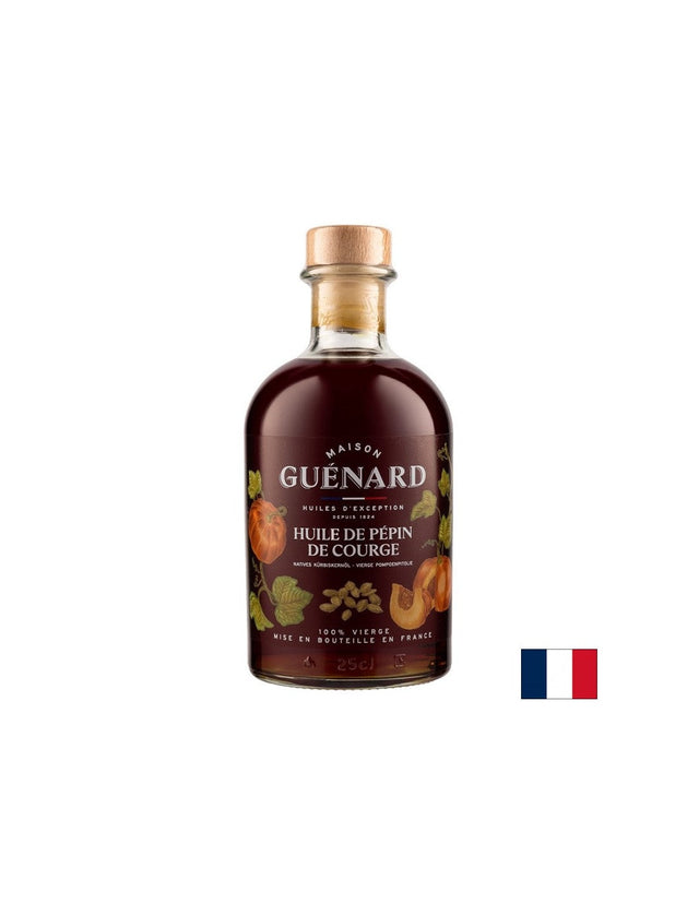 Екстра върджин гурме масло от тиквено семе - Франция, 240 ml  Guénard - Nutra Best Bulgaria