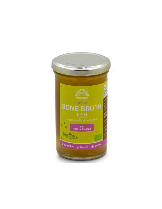 Рибен костен бульон Био, 240 ml Mattisson Healthstyle  Mattisson Healthstyle - Nutra Best Bulgaria