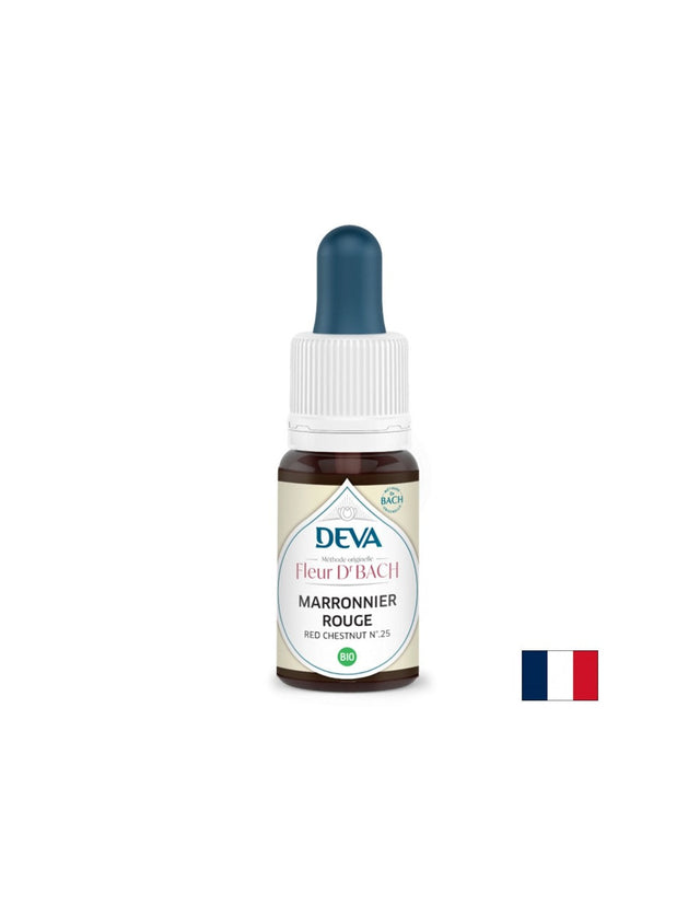 При безпокойство - Червен Конски кестен, капки по метода на Бах №25, 15 ml  DEVA - Nutra Best Bulgaria
