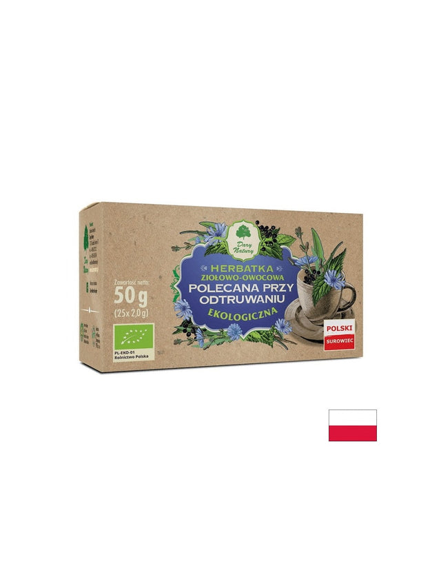 Билков чай за детокс Био, 25 филтърни пакетчета  Dary Natury - Nutra Best Bulgaria