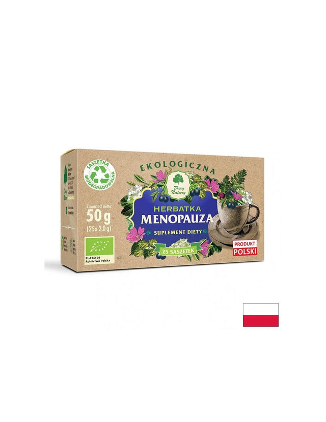 Билков чай при менопауза Био, 25 пакетчета  Dary Natury - Nutra Best Bulgaria